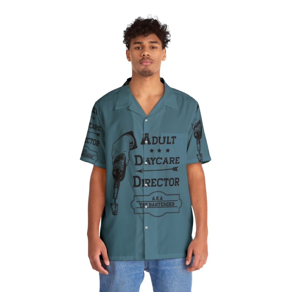 Adult Daycare Director Hawaiian Shirt - Lifestyle