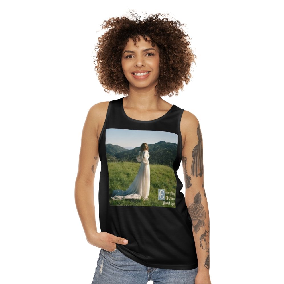 Laufey Indie Folk Musician Unisex Tank Top - women