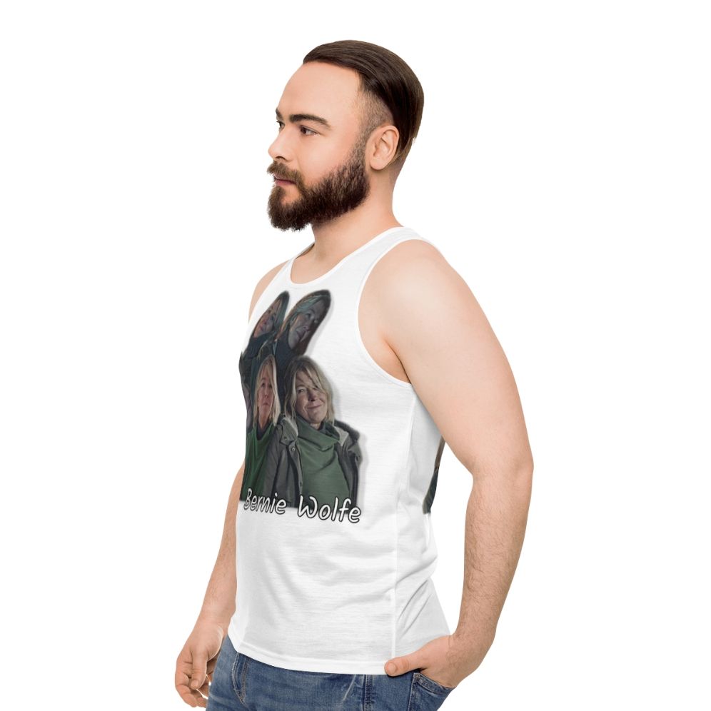 Bernie Wolfe Unisex Tank Top for Holby City Fans - men side