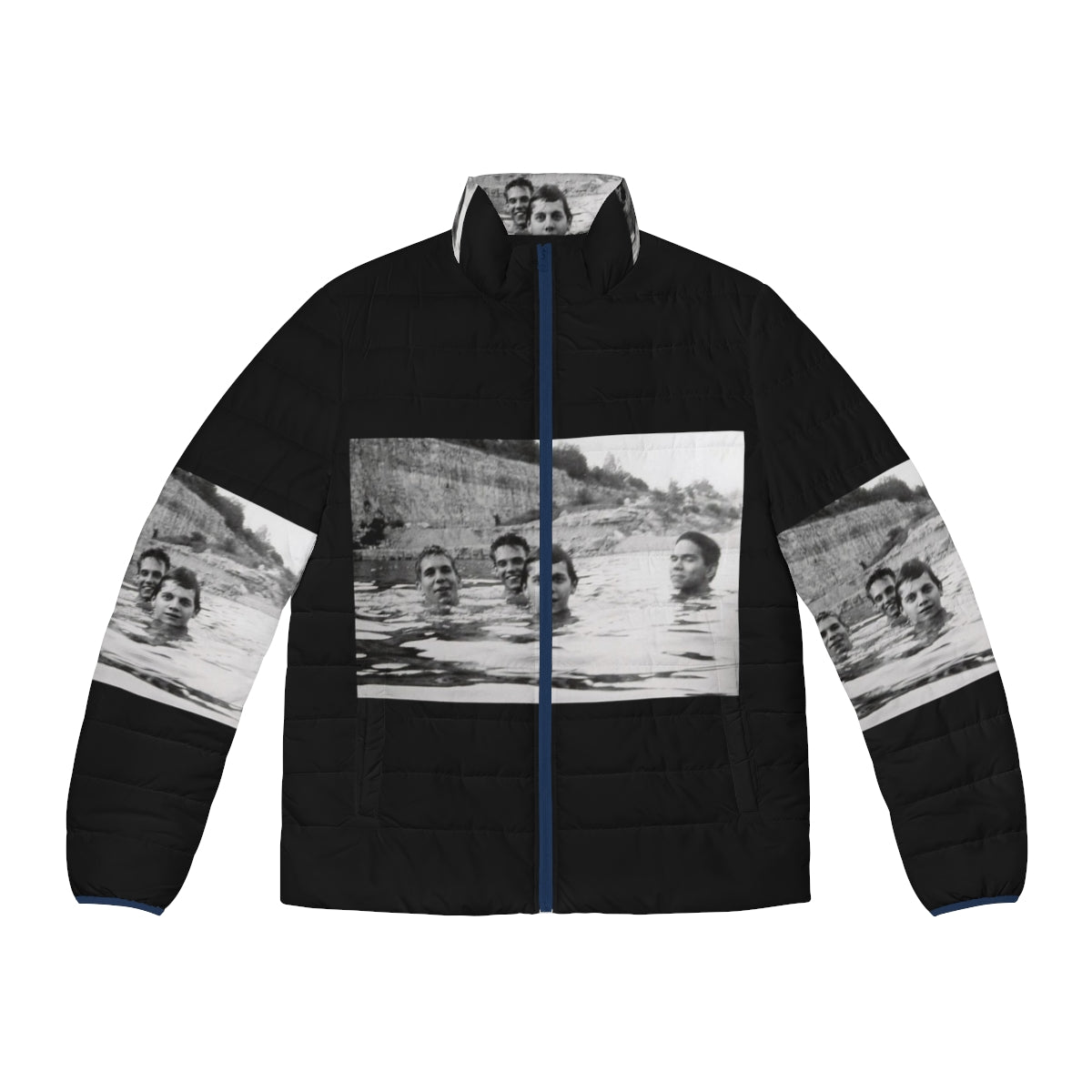 Slint "Spiderland" alternative music themed puffer jacket