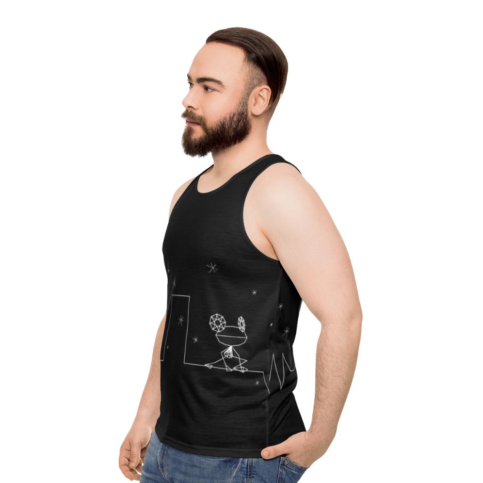 Vibri retro gaming unisex tank top - men side