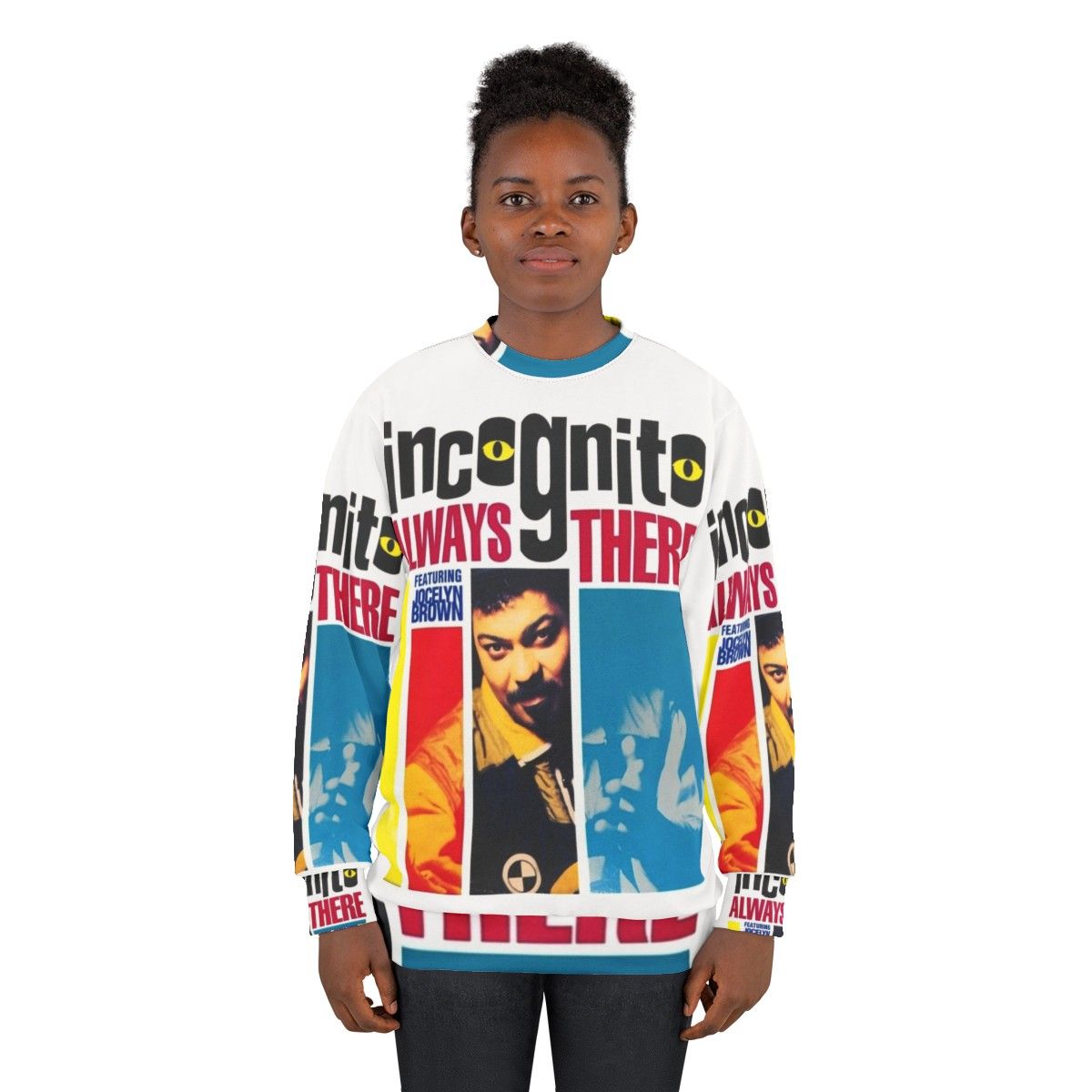 Incognito Sweatshirt with Jazz, Funk, and Soul Inspired Design - women