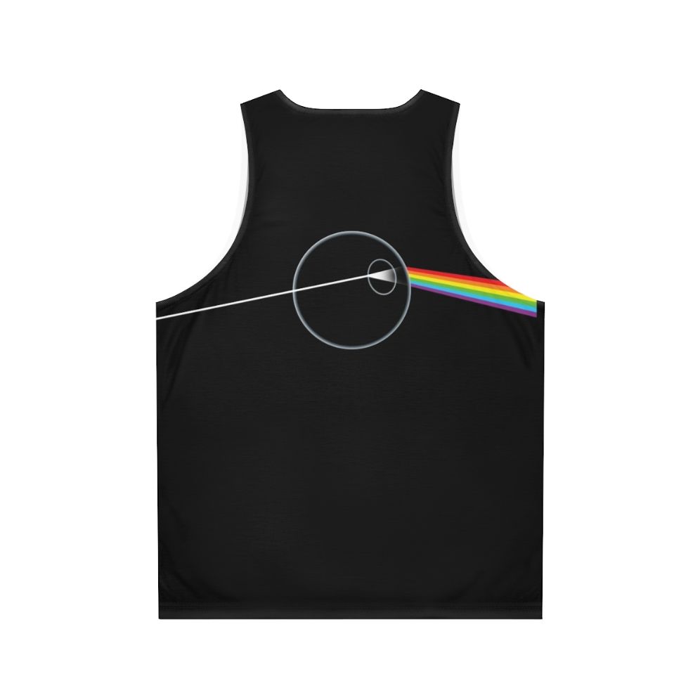 Unisex "Dark Side of That's No Moon" pop art inspired tank top - Back