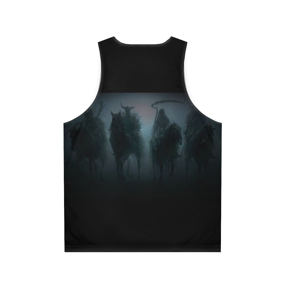 The Dead Unisex Tank Top with Apocalyptic Graphic - Back