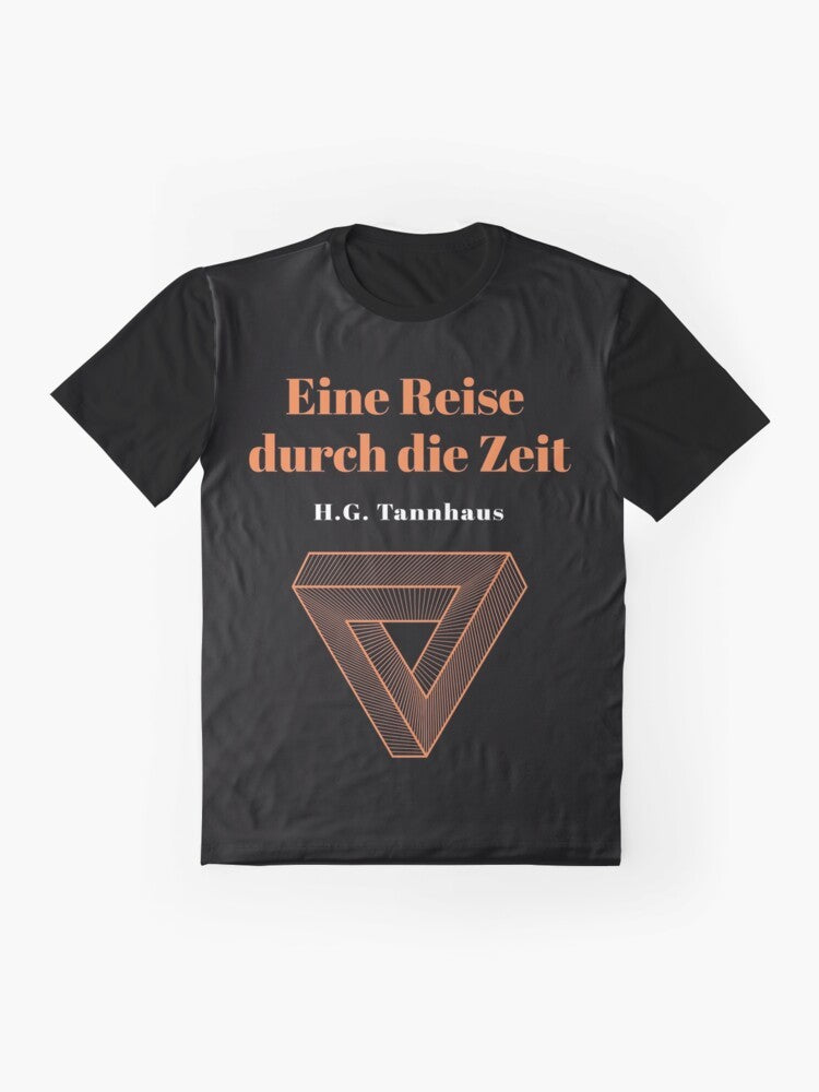 Dark Netflix series graphic t-shirt featuring H.G. Tannhaus design - Flat lay