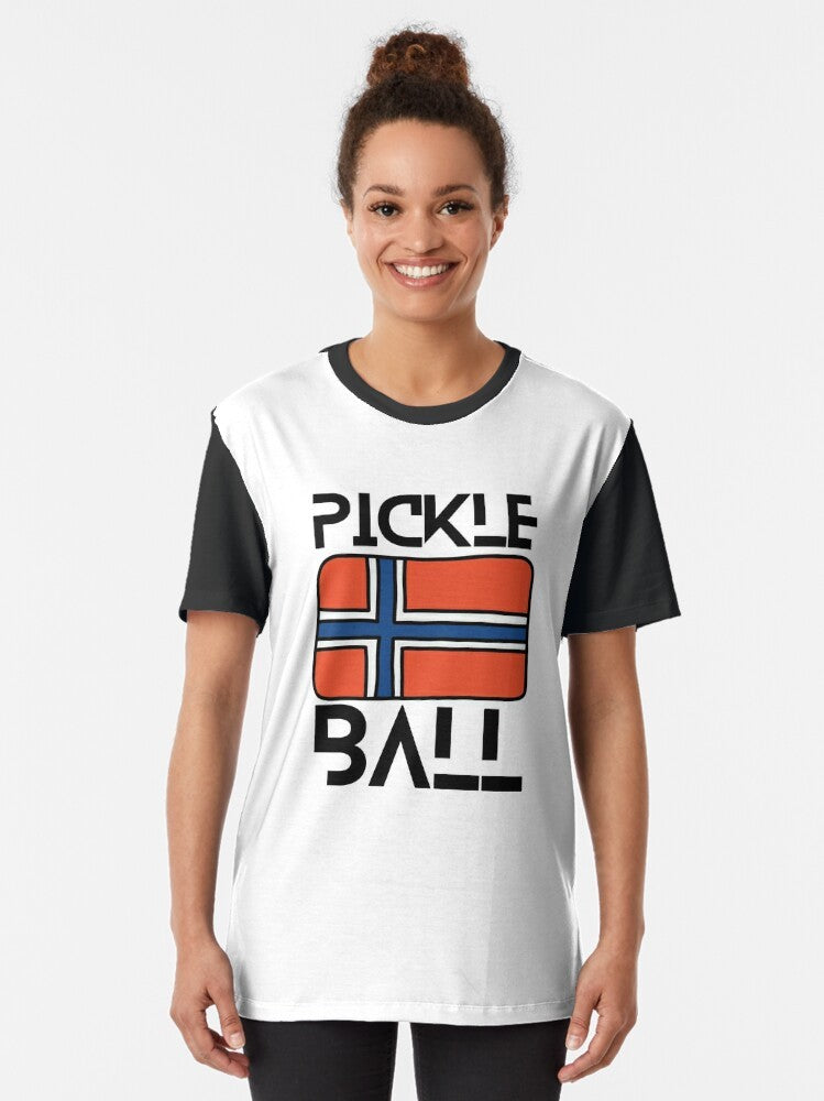 Norway Pickleball Graphic T-Shirt - Women