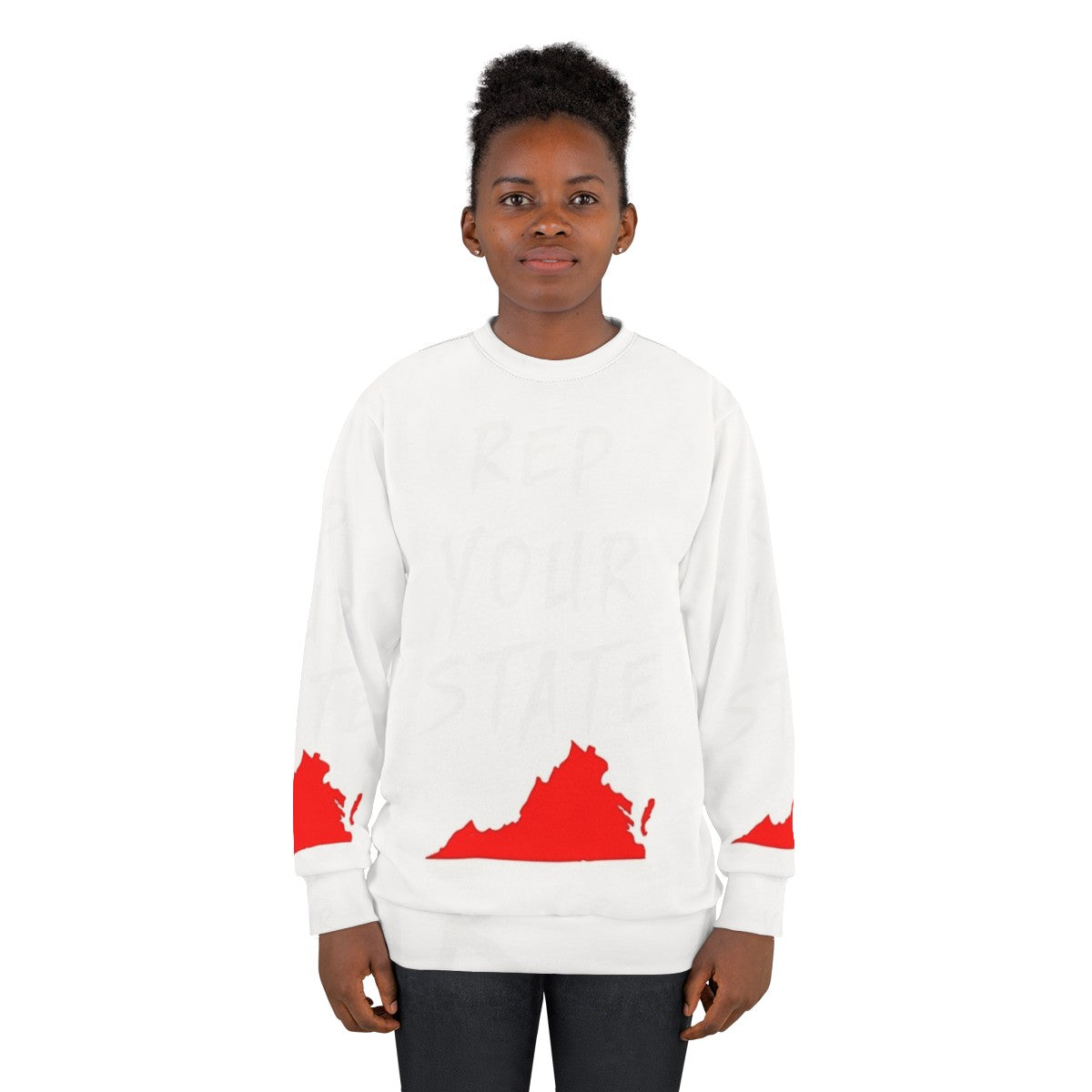 Virginia state pride sweatshirt - women