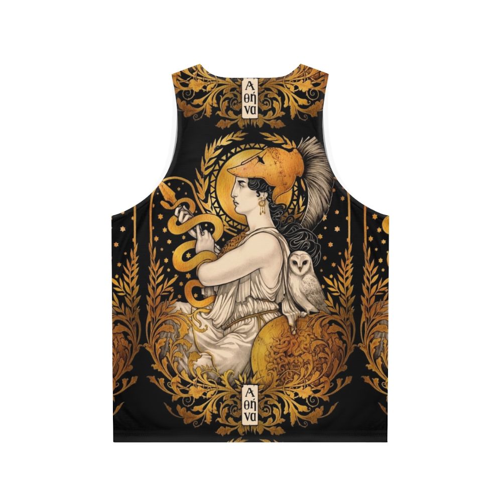 Pallas Athena Greek Goddess Unisex Tank Top - Back