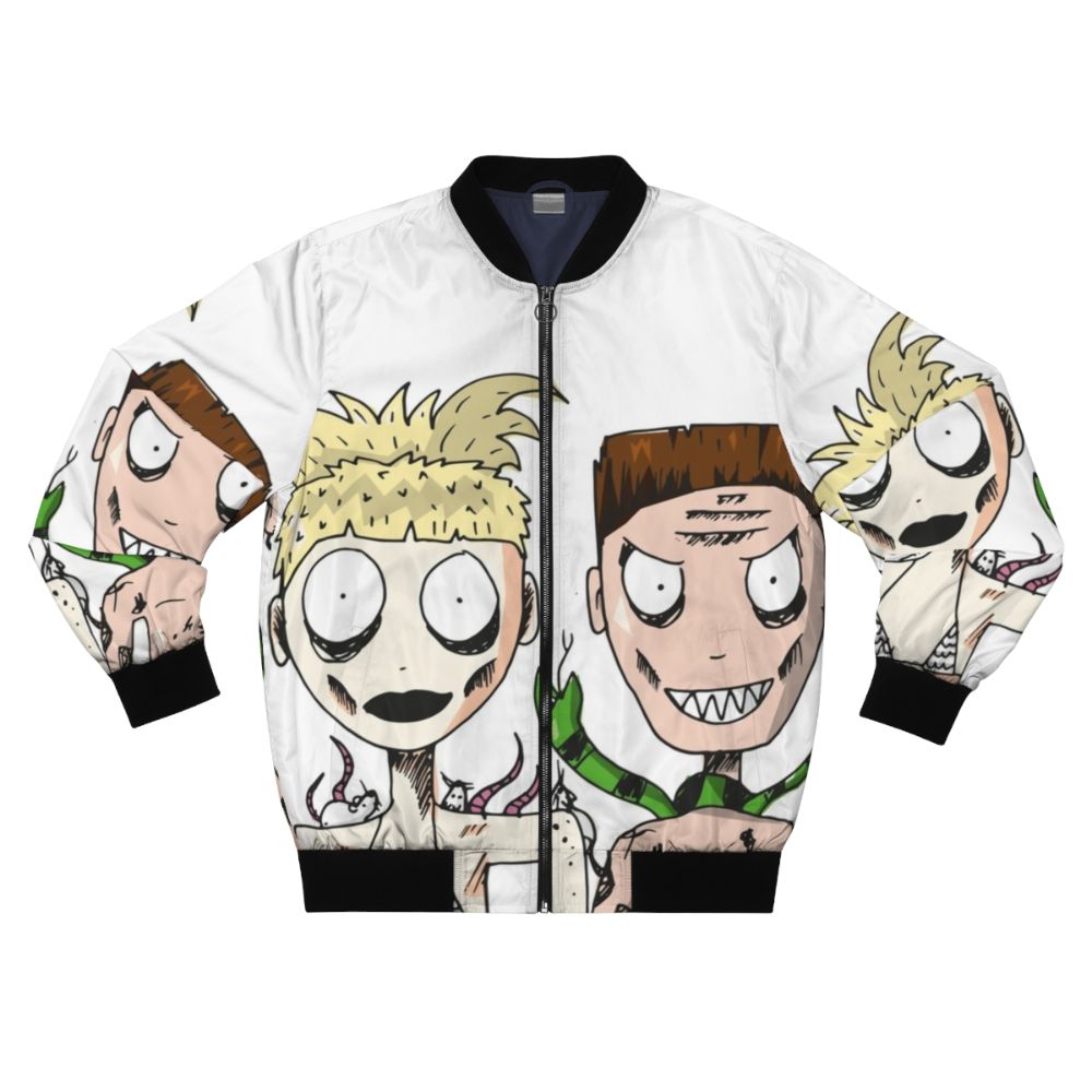 DIE ANTWOORD Yolandi and Ninja themed bomber jacket