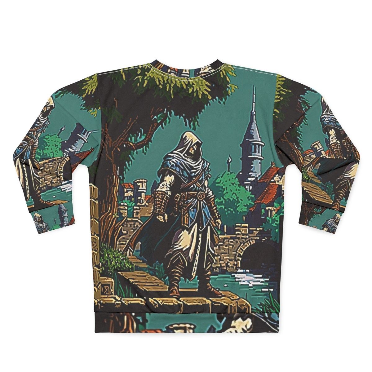 Assassins Creed Fan Art Sweatshirt - Back