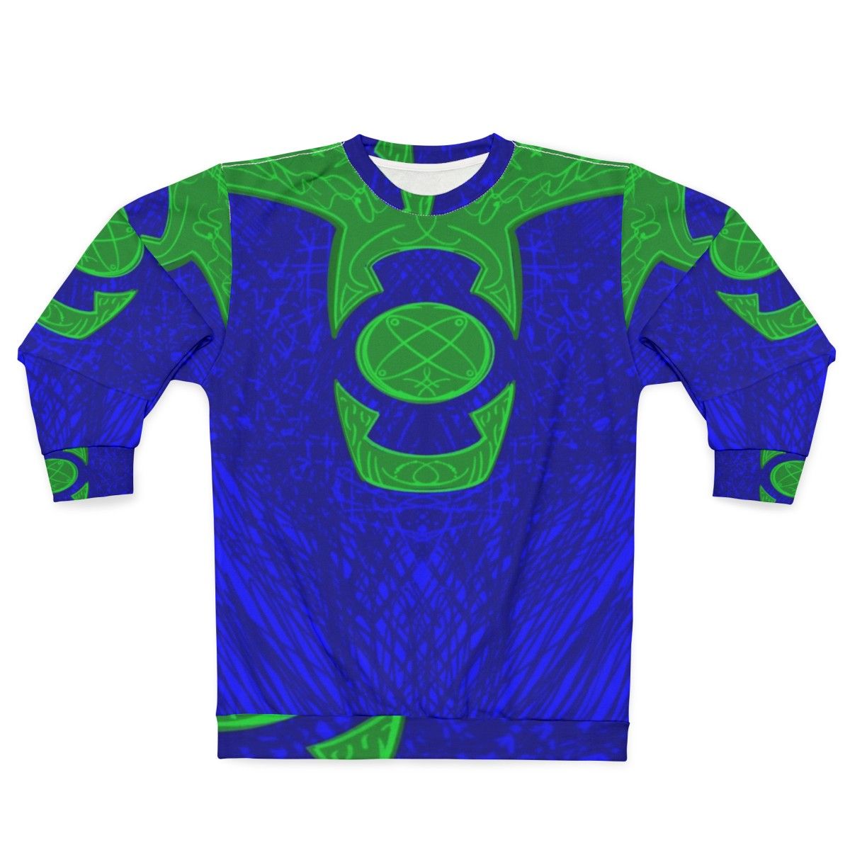 Ionic Redux Green Lantern Sweatshirt with character sketch design