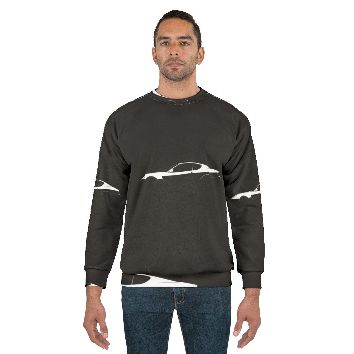 Ferrari 456M GT Silhouette Sports Car Sweatshirt - men