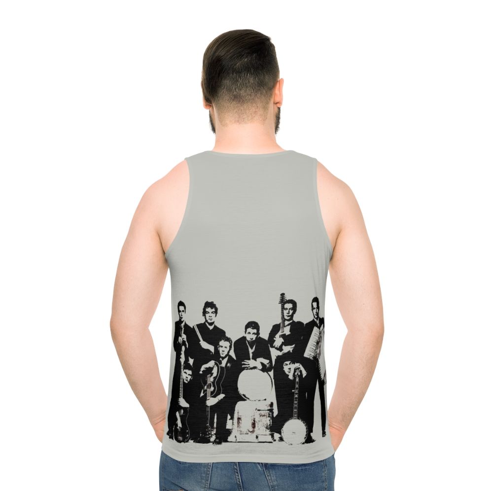 "The Pogues Irish Music Celtic Punk Unisex Tank Top" - men back