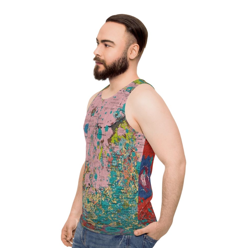 Geology of the Moon Unisex Tank Top - men side