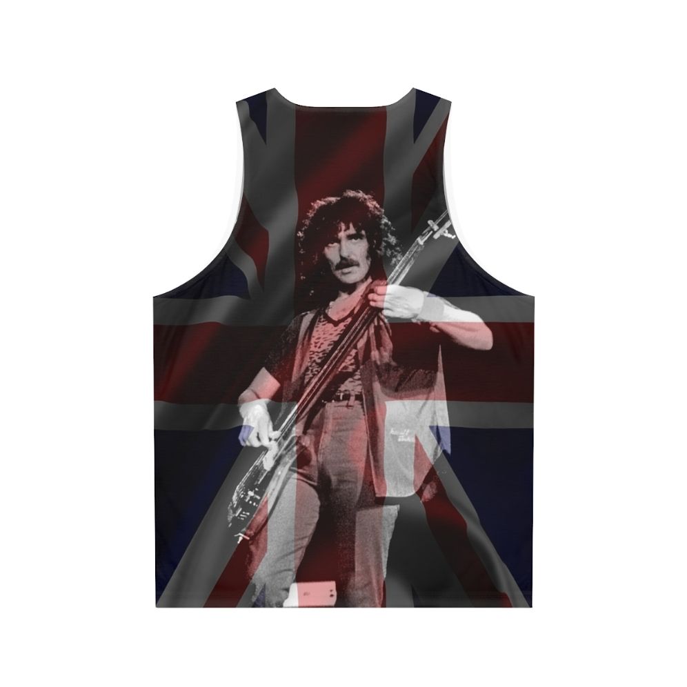 Union Jack Geezer Butler Unisex Tank Top - Back