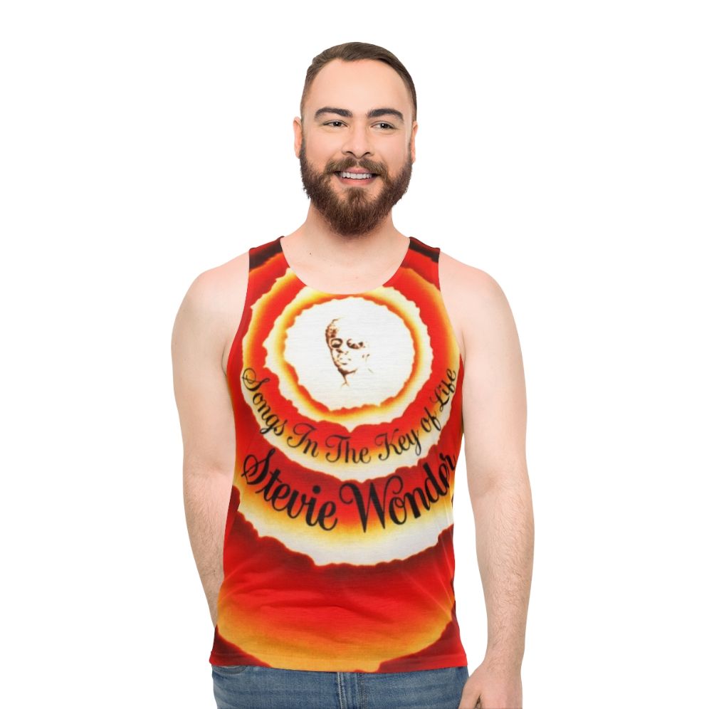 Stevie Wonder "Songs In The Key Of Life" Unisex Tank Top - men