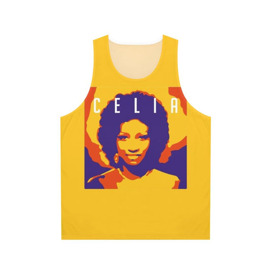 Celia Cruz inspired unisex tank top