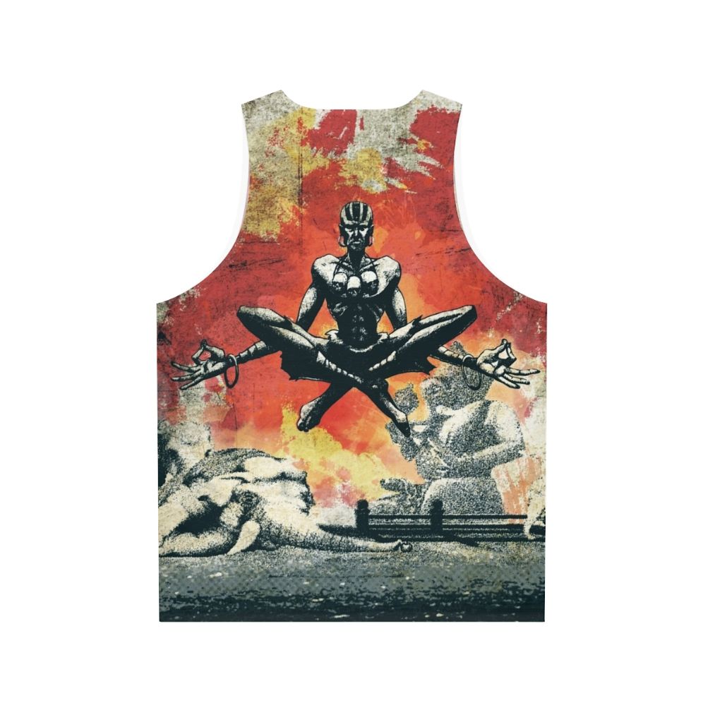 Dhalsim-Inspired Yoga Master Unisex Tank Top - Back