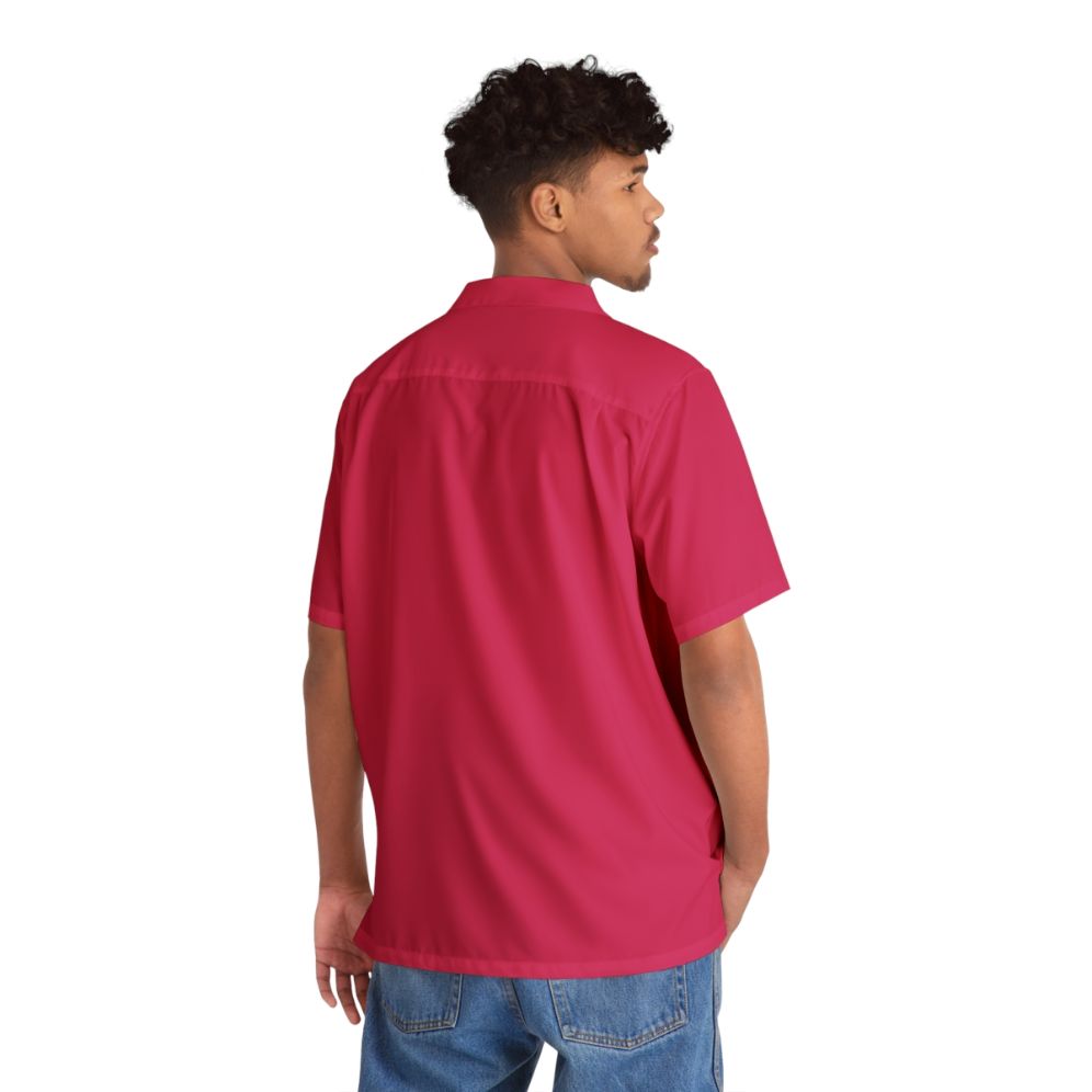 Raspberry Sorbet Hot Pink Hawaiian Shirt - People Back