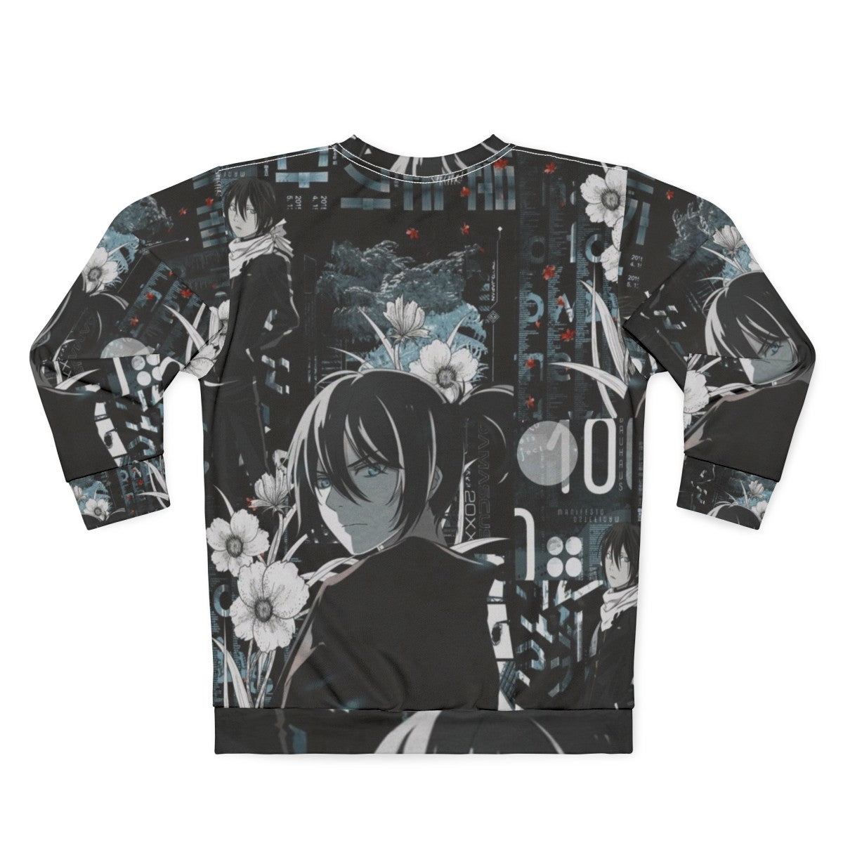 Noragami 5 anime sweatshirt with Yato, Yukine, and Hiyori design - Back