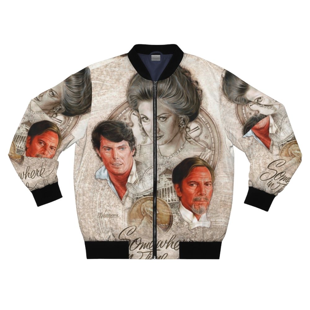 Somewhere in Time 40th Anniversary Celebration Bomber Jacket featuring Christopher Reeve, Jane Seymour, and Christopher Plummer