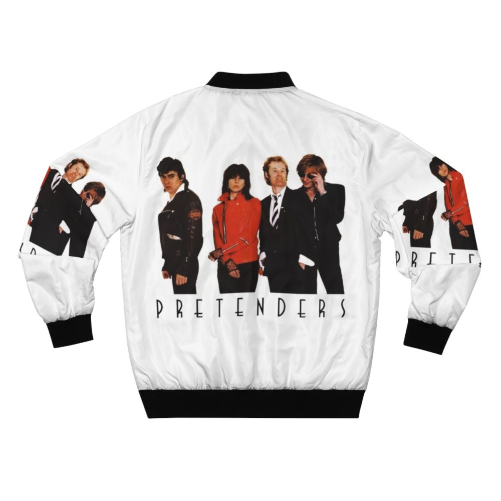 Pretenders Tour 2016 Bomber Jacket with the band's logo and tour dates - Back