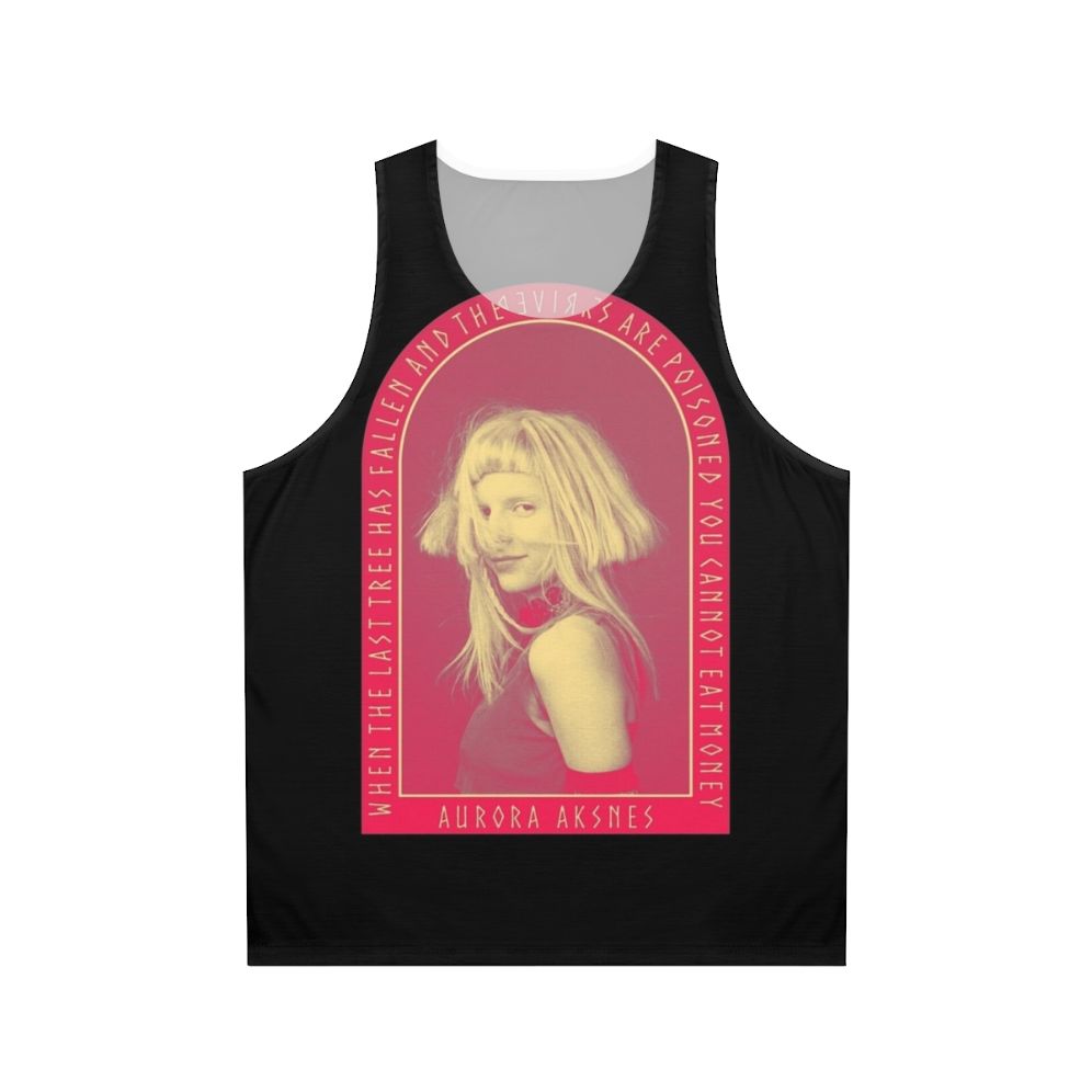 Unisex tank top with Aurora Aksnes' logo and artwork