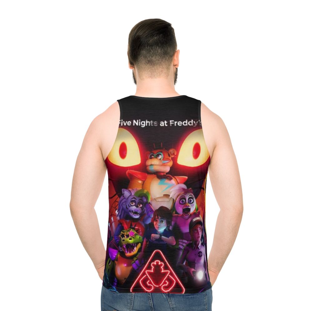 FNAF Security Breach Unisex Gaming Tank Top - men back