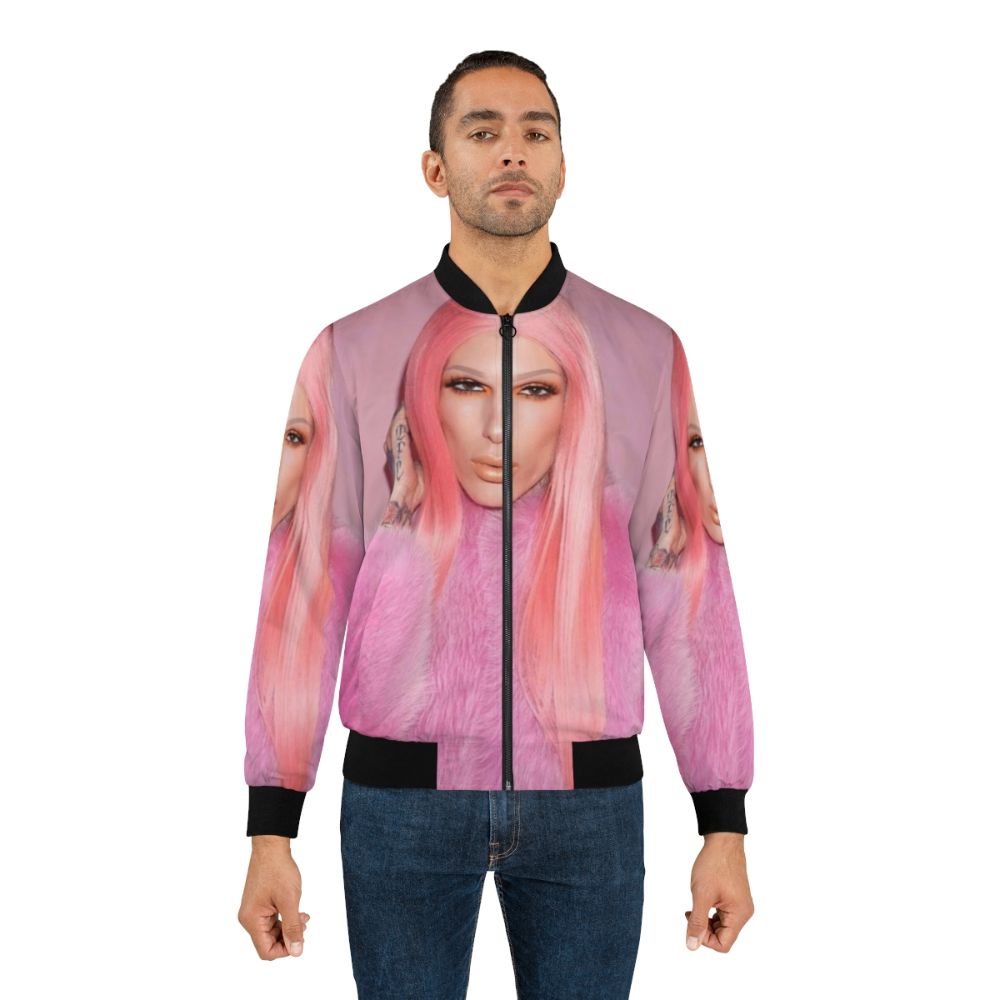 Jeffree Star Bomber Jacket with Velour Liquid Lipstick and Lip Ammunition - Lifestyle