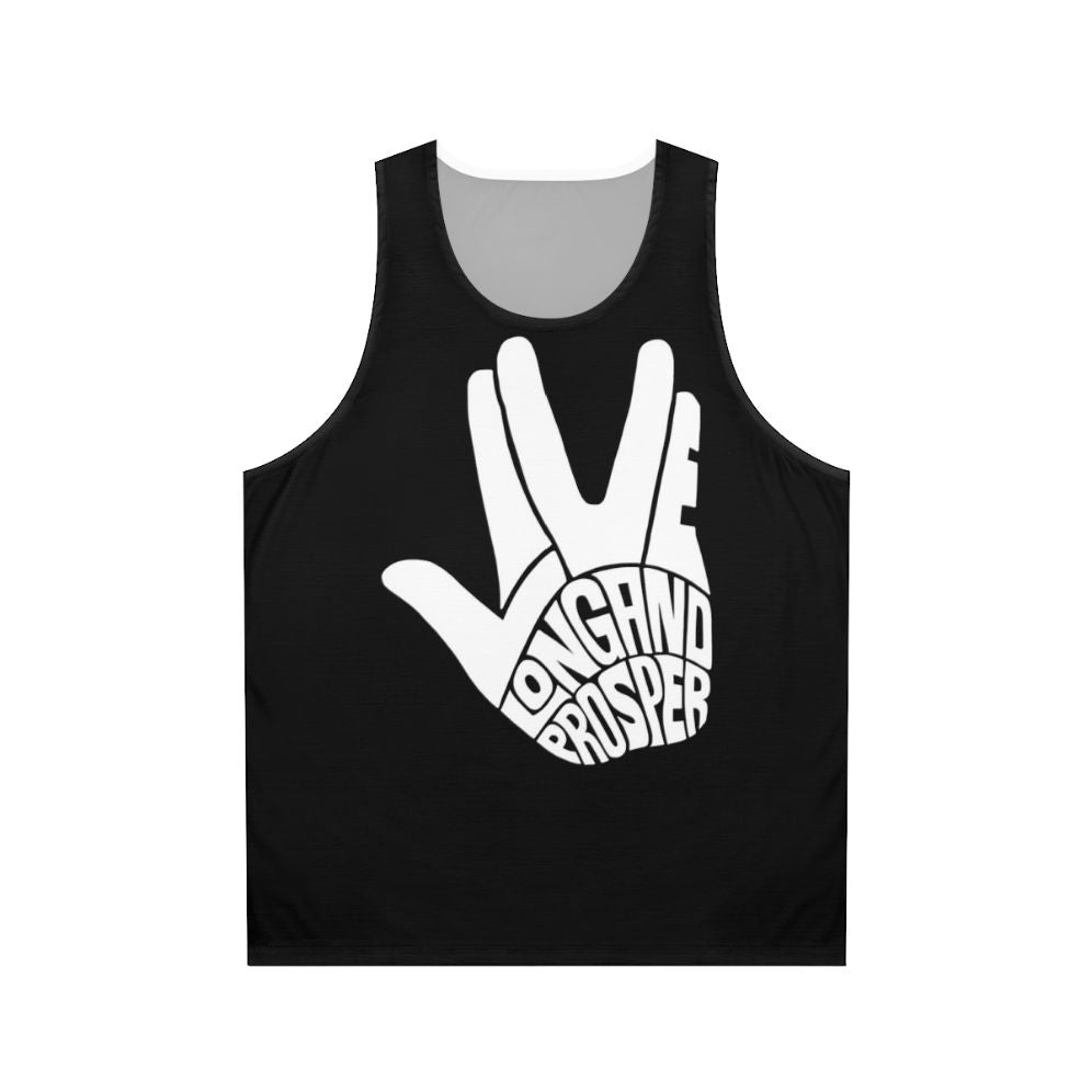 Star Trek Spock Live Long and Prosper Unisex Tank Top