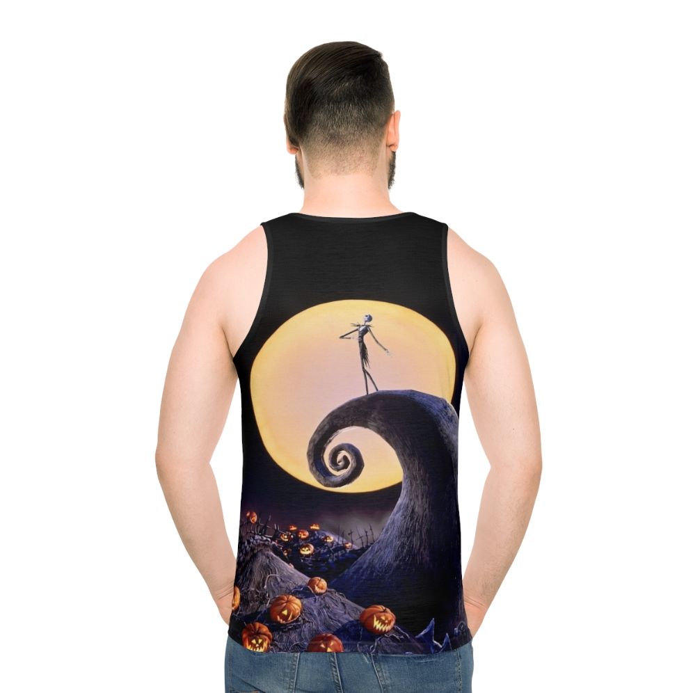 The Nightmare Before Christmas Jack Skellington Unisex Tank Top - men back