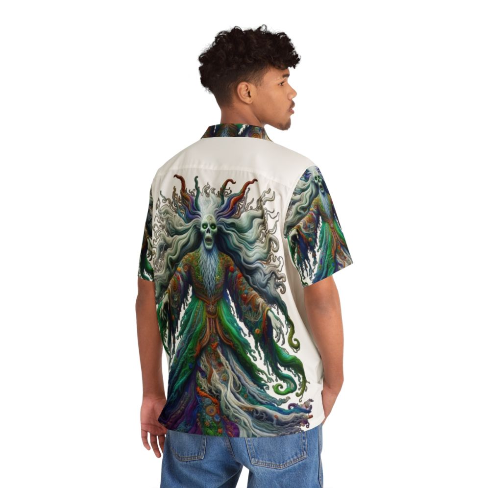 Colorfull Banshee Hawaiian Shirt featuring a legendary mythological creature - People Back