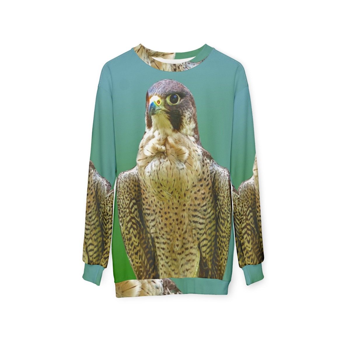 Majestic Peregrine Falcon Sweatshirt - hanging