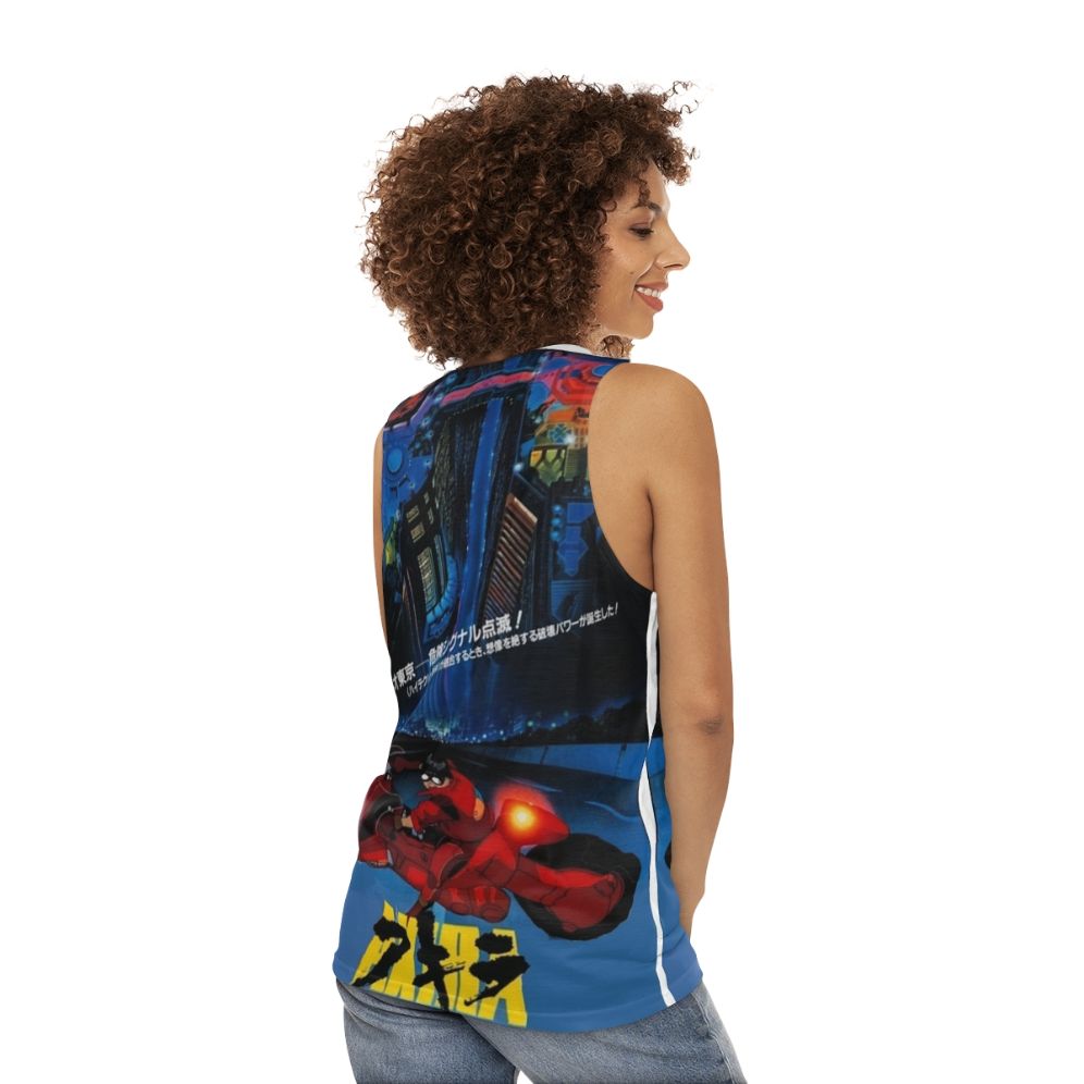 Akira Inspired Unisex Tank Top - women back