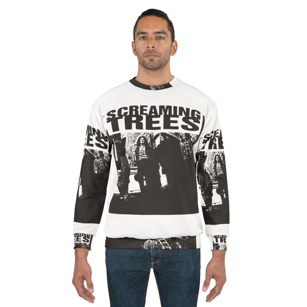 Vintage Screaming Trees Grunge Band Sweatshirt - men