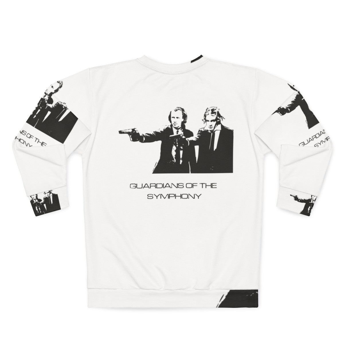 Brahms Beethoven Guardians of the Symphony Sweatshirt - Back