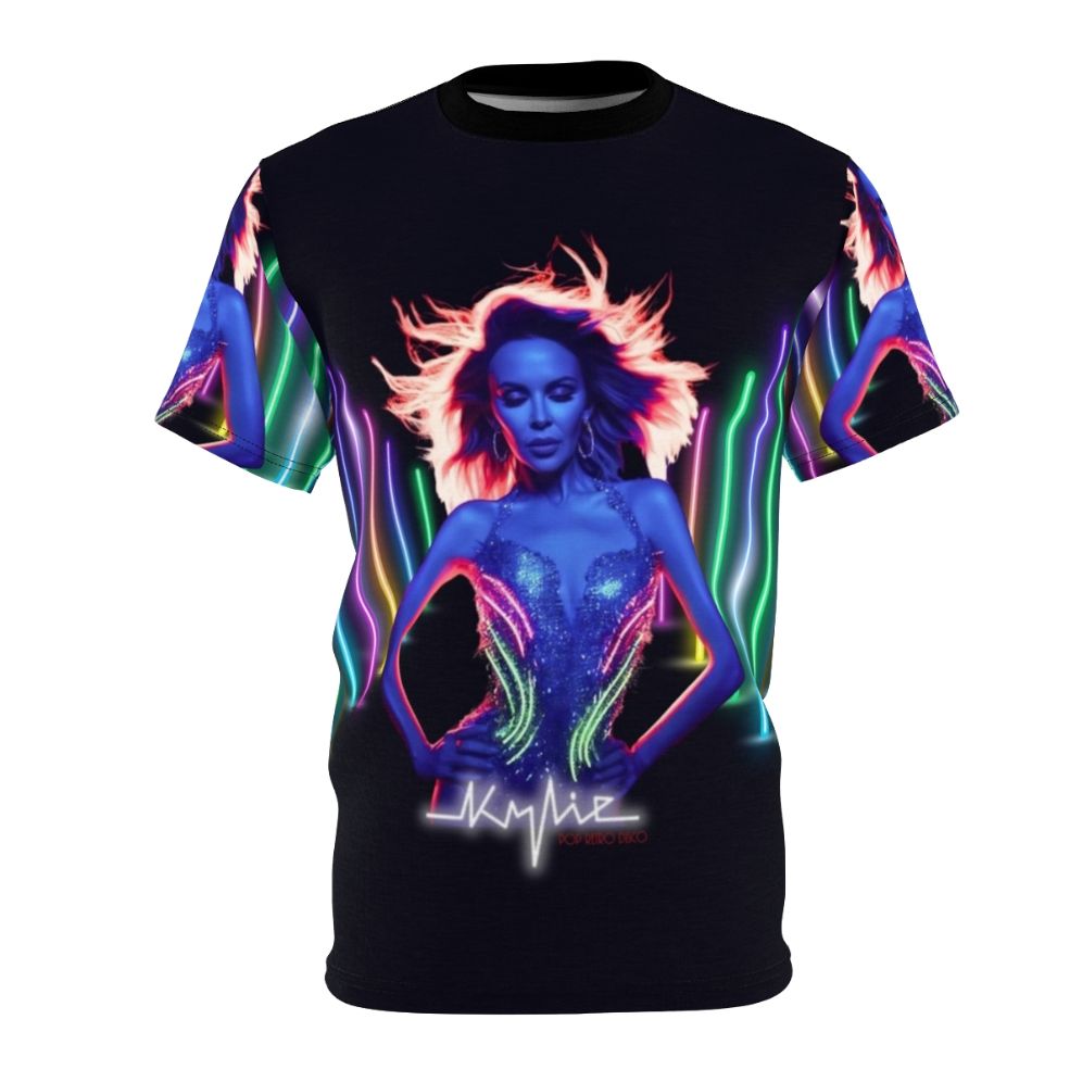 Kylie Minogue Inspired All-Over-Print T-shirt Featuring the Vegas High Tension Tour Design