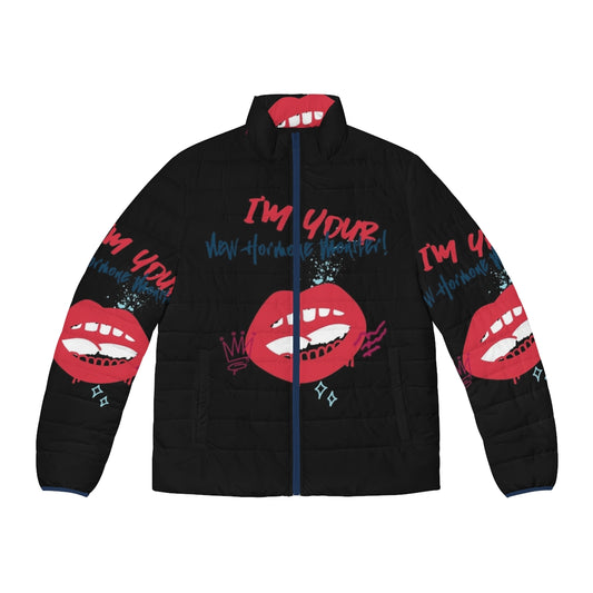 Big Mouth Netflix Puffer Jacket featuring characters from the popular animated comedy series