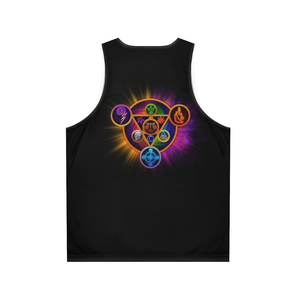 Wizard101 The Spiral Schools Unisex Tank Top - Back