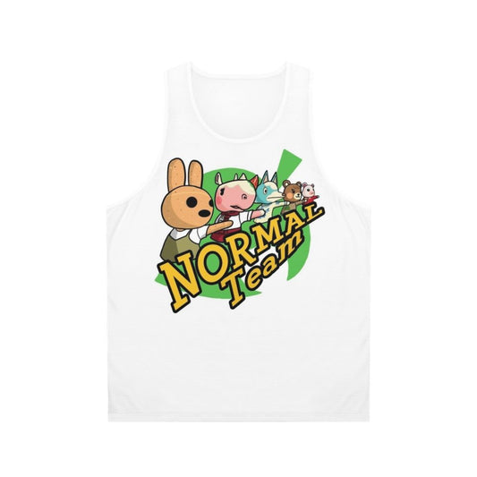 Unisex Team Tank Top with Animal Villagers Graphics