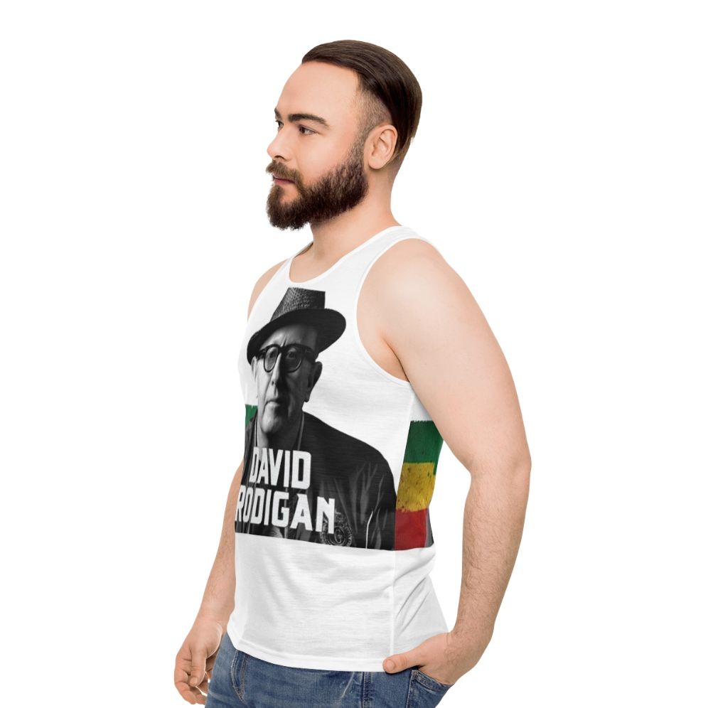 David Rodigan Unisex Tank Top - men side