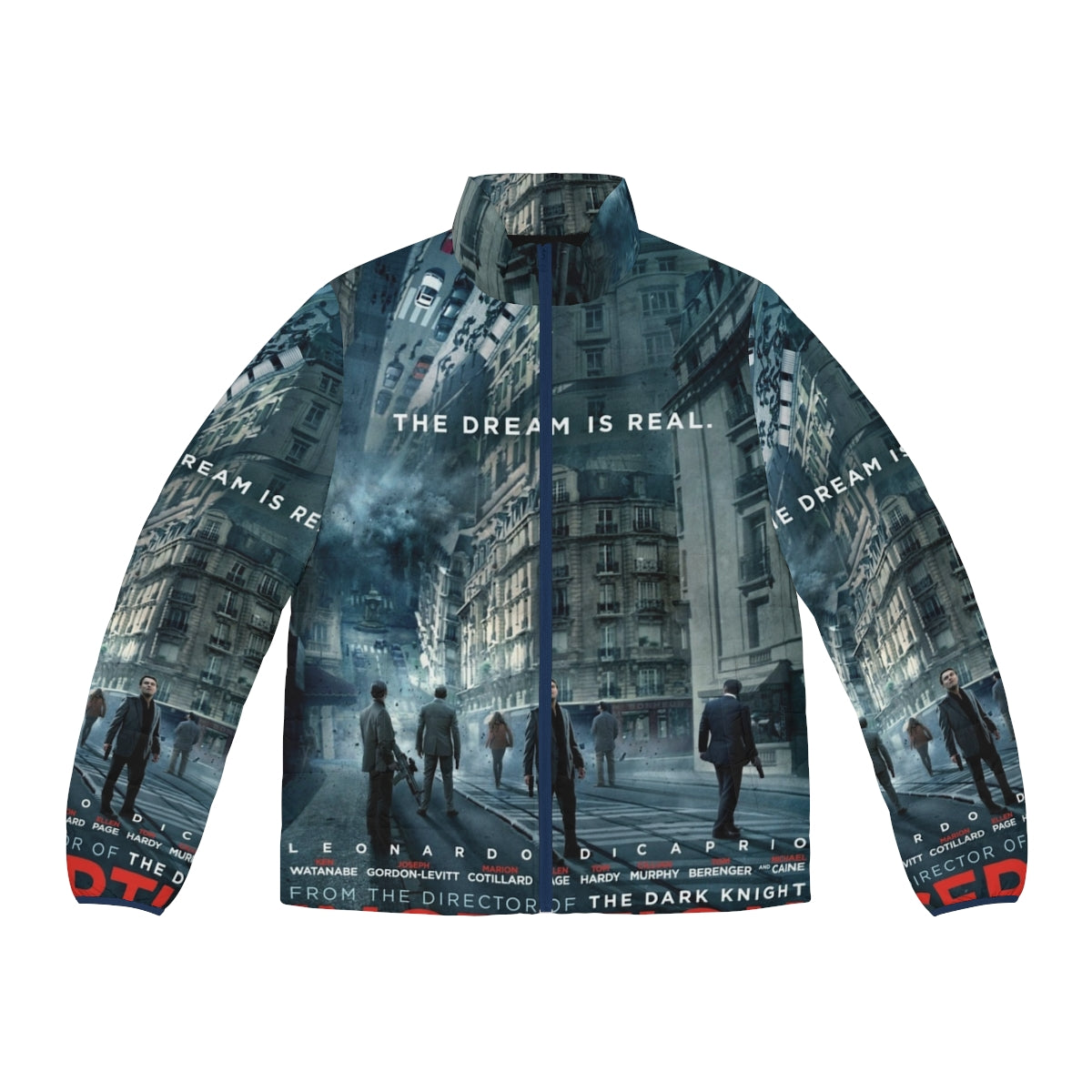 Inception-inspired puffer jacket with dream-like design