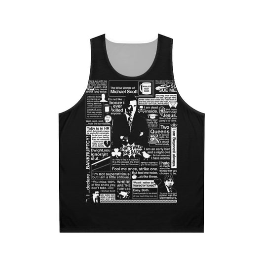 The Office Michael Scott Unisex Tank Top