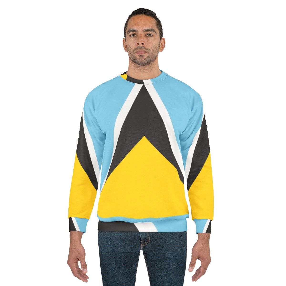 Saint Lucia Flag Sweatshirt - men