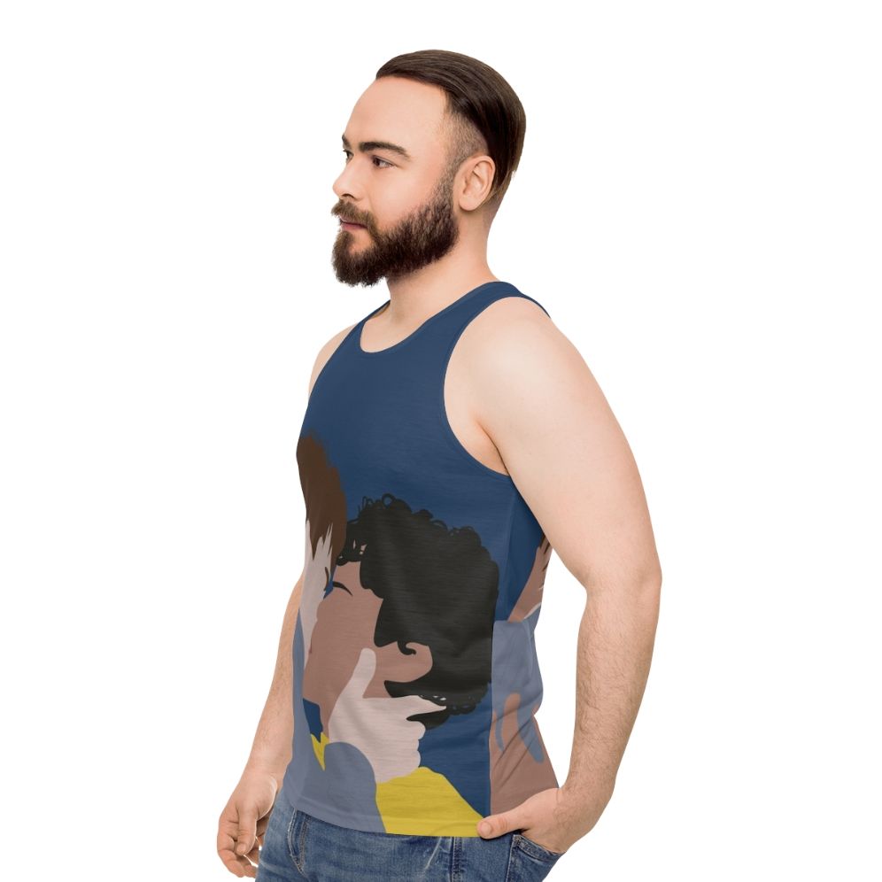 Young Royals Unisex Tank Top with Minimal Design - men side