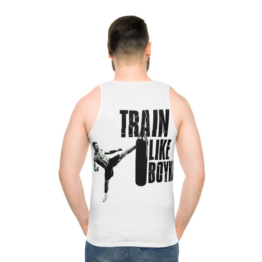 Yuri Boyka Inspired Unisex Tank Top - men back