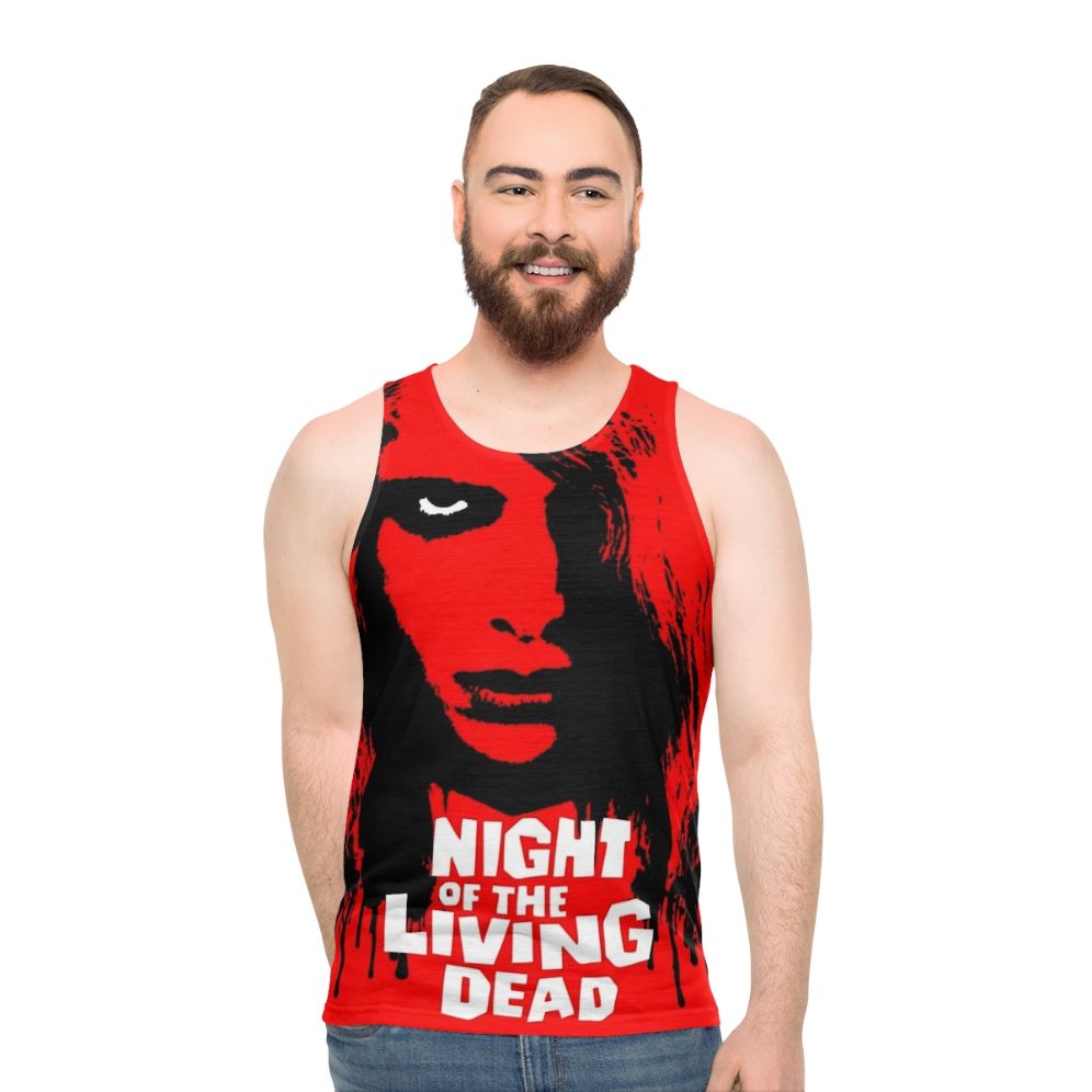 Night of the Living Dead horror zombie unisex tank top - men