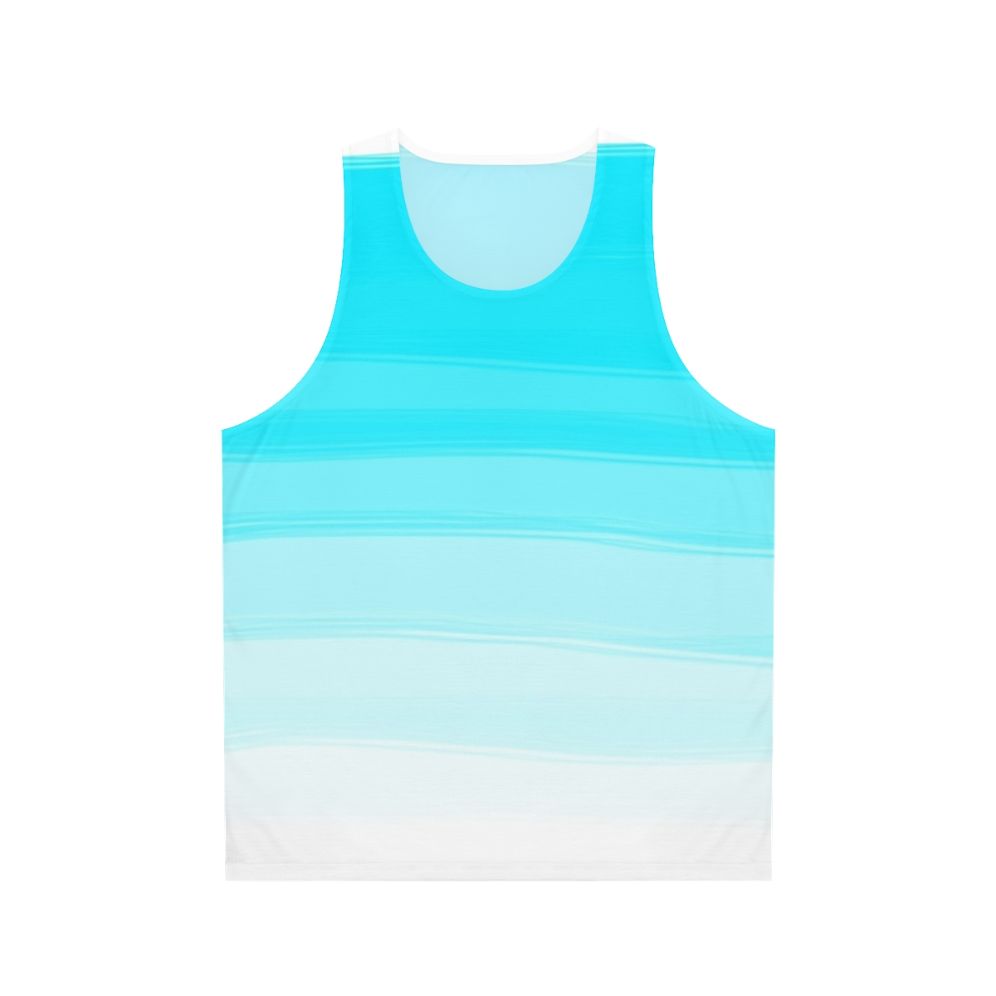 Blue Brushstroke Unisex Tank Top