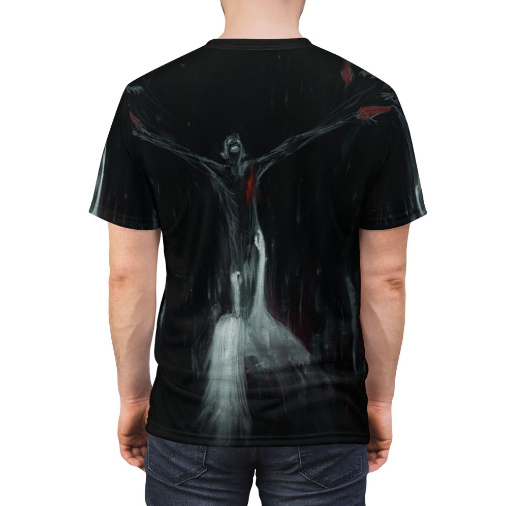 Neon Blackstetics Metal T-shirt featuring abstract, experimental design - men back