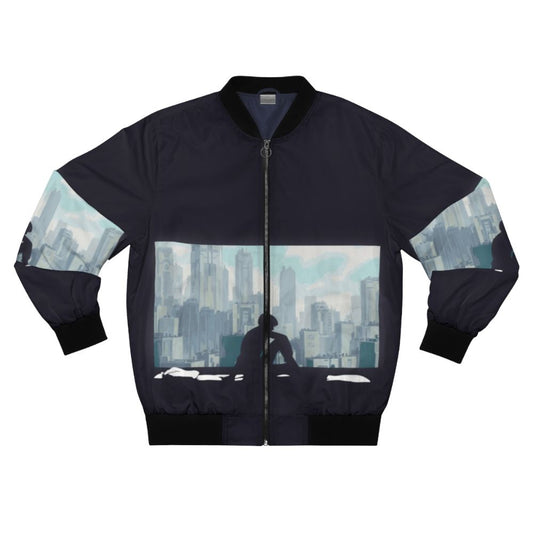 Ghost in the Shell Anime Inspired Cyberpunk Bomber Jacket